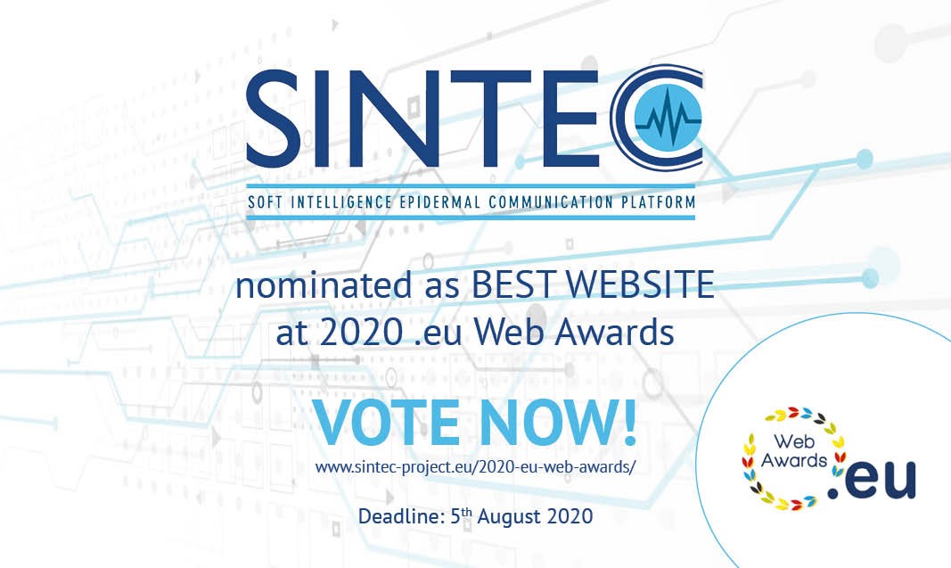 SINTEC at 2020 eu web awards